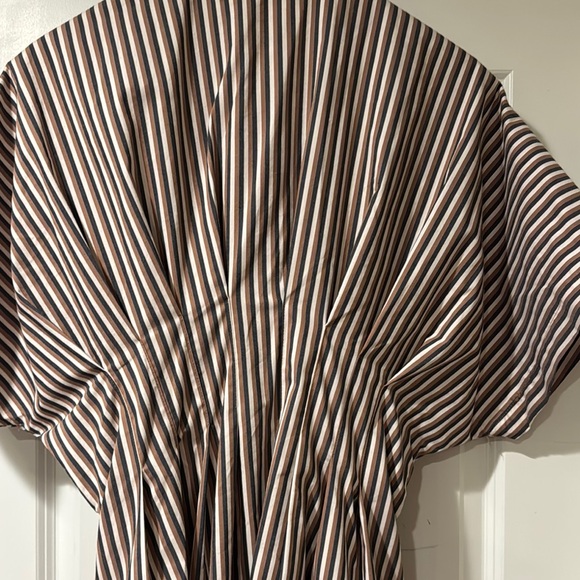 Striped Brown Dress - Picture 5 of 5